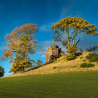 Buy canvas prints of Balvaird Castle Golden Hour  by Anthony McGeever