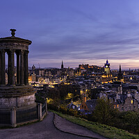 Buy canvas prints of Edinburgh City Lights  by Anthony McGeever