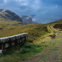 Buy canvas prints of The old road to Glencoe  by Anthony McGeever