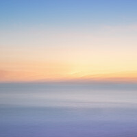 Buy canvas prints of Abstract Pastel Sunrise  by Anthony McGeever