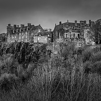Buy canvas prints of Stirling Castle Black and White  by Anthony McGeever
