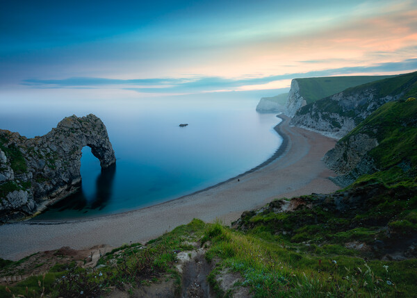 Durdle Door Sunset  Picture Board by Anthony McGeever