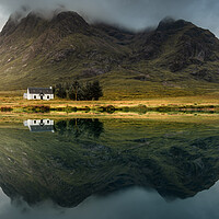 Buy canvas prints of Stob Dearg Reflection by Anthony McGeever