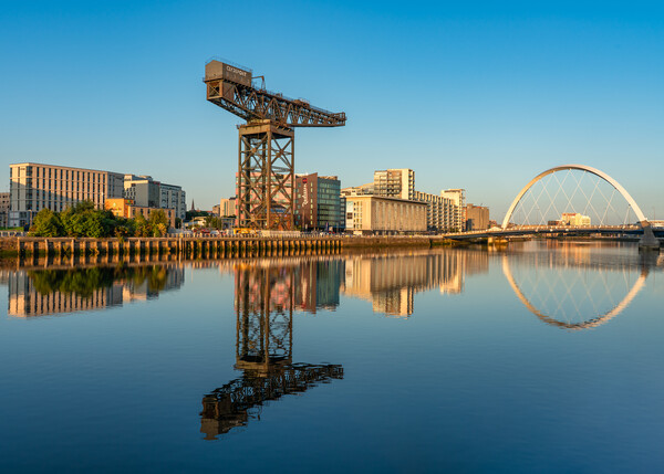 Golden Hour on the Clyde  Picture Board by Anthony McGeever