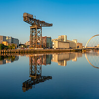 Buy canvas prints of Golden Hour on the Clyde  by Anthony McGeever