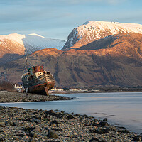 Buy canvas prints of Ben Nevis sunset  by Anthony McGeever