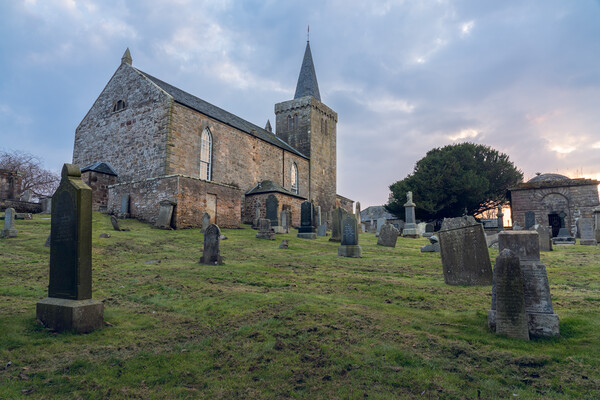 Kilrenny Parish Church Anstruther Picture Board by Anthony McGeever