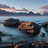 Buy canvas prints of Sunset on the Black Cuillin by Anthony McGeever