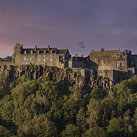 Buy canvas prints of Stirling Castle sunset by Anthony McGeever