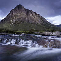 Buy canvas prints of Buachaille and the River Coupall by Anthony McGeever