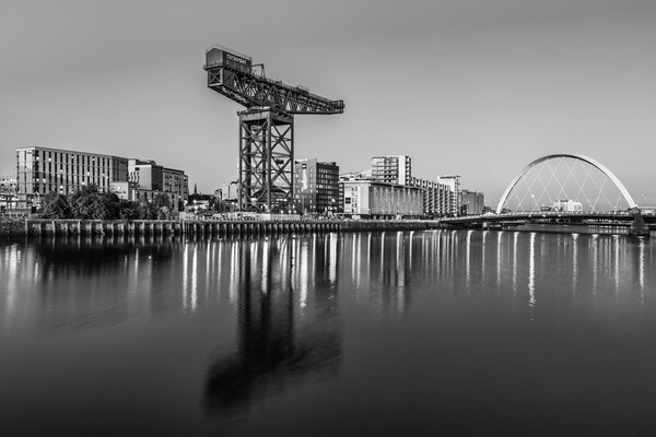 Finnieston Crane and Squinty Bridge  Picture Board by Anthony McGeever
