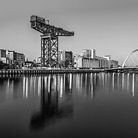 Buy canvas prints of Finnieston Crane and Squinty Bridge  by Anthony McGeever