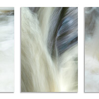 Buy canvas prints of Triptych Cascade by Anthony McGeever