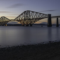 Buy canvas prints of Forth Rail Bridge Sunset by Anthony McGeever