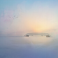 Buy canvas prints of The Bridge to Nowhere  by Anthony McGeever