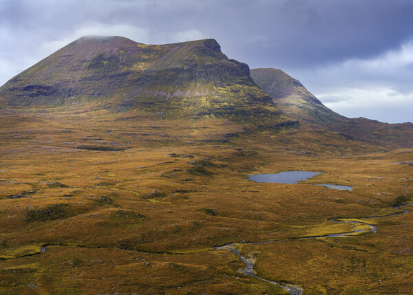 The Rugged Landscape of Assynt Picture Board by Anthony McGeever