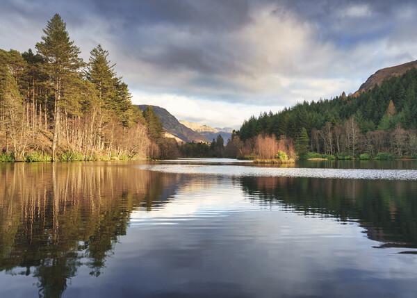 Glencoe Lochan Picture Board by Anthony McGeever