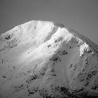 Buy canvas prints of Snow covered peaks of Glencoe by Anthony McGeever
