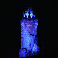 Buy canvas prints of Stirling national Wallace Monument Burns night by Anthony McGeever