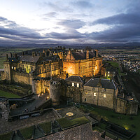 Buy canvas prints of Stirling Castle Ariel View  by Anthony McGeever