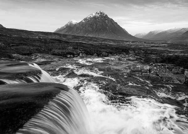 Buachaille Etive Mor in B&W  Picture Board by Anthony McGeever