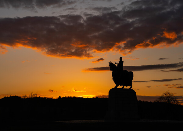 Fiery Sunset Over King Robert Picture Board by Anthony McGeever