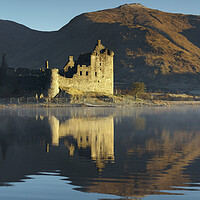 Buy canvas prints of Kilchurn Castle Reflections by Anthony McGeever