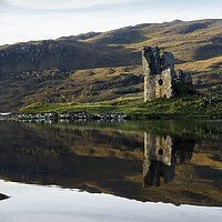 Buy canvas prints of Ardvreck Castle Sunrise  by Anthony McGeever