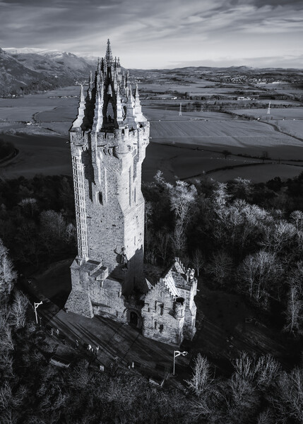 The Wallace Monument Picture Board by Anthony McGeever