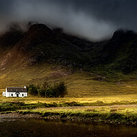 Buy canvas prints of The Wee White House  by Anthony McGeever