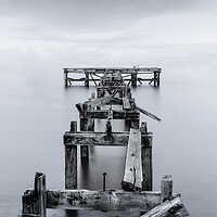Buy canvas prints of A forgotten Pier  by Anthony McGeever