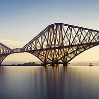 Buy canvas prints of The Forth Bridge at Sunrise  by Anthony McGeever