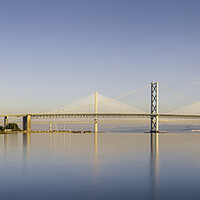 Buy canvas prints of South Queensferry and the two bridges by Anthony McGeever