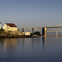 Buy canvas prints of South Queensferry Sunrise  by Anthony McGeever