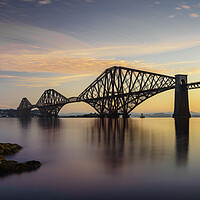 Buy canvas prints of Forth Bridge Sunrise  by Anthony McGeever
