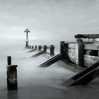 Buy canvas prints of Ethereal Sea Defence  by Anthony McGeever