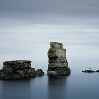 Buy canvas prints of Kirkcaldy Sea Wall  by Anthony McGeever