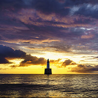 Buy canvas prints of A Dramatic Sunrise at Rattray Head Lighthouse  by Anthony McGeever