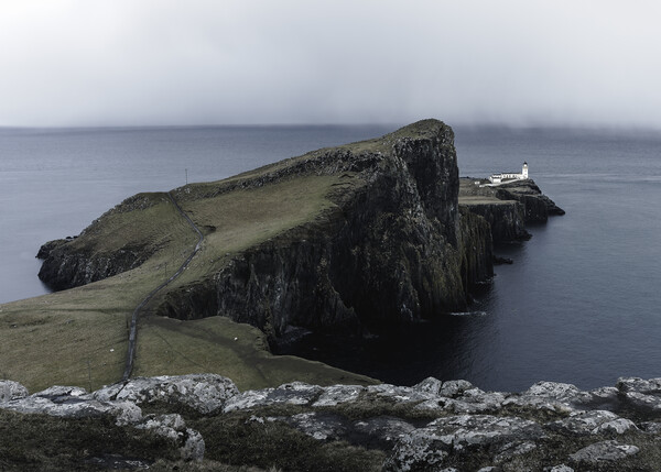 A moody afternoon on Neist Point  Picture Board by Anthony McGeever