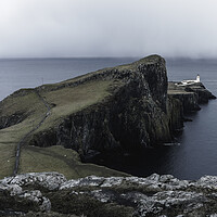 Buy canvas prints of A moody afternoon on Neist Point  by Anthony McGeever