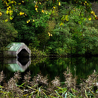 Buy canvas prints of Loch Ard Boathouse  by Anthony McGeever