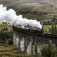 Buy canvas prints of The Jacobite passing through Glenfinnan  by Anthony McGeever