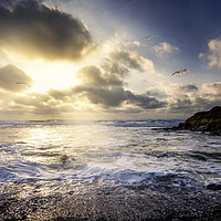 Buy canvas prints of A Cornish Sunset  by Anthony McGeever