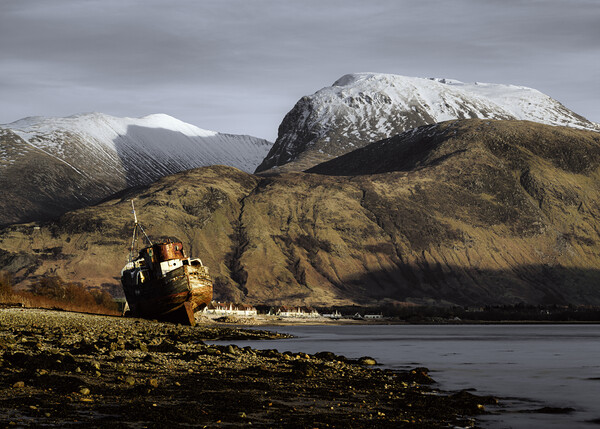 The Old Boat of Caol Picture Board by Anthony McGeever