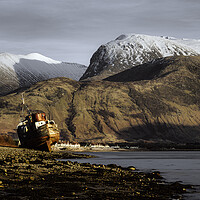Buy canvas prints of The Old Boat of Caol by Anthony McGeever