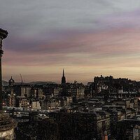 Buy canvas prints of Edinburgh Skyline Panorama  by Anthony McGeever