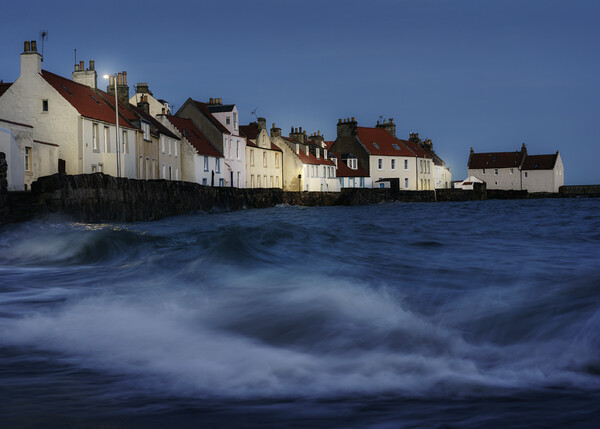 Pittenweem Blue Hour Picture Board by Anthony McGeever