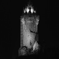 Buy canvas prints of The Wallace Monument at Night  by Anthony McGeever
