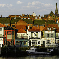 Buy canvas prints of Whitby Quayside  by Anthony McGeever