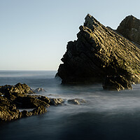 Buy canvas prints of Bow Fiddle Rock Panorama by Anthony McGeever